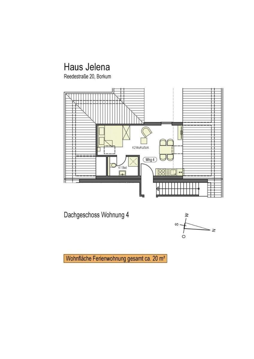 Haus Jelena Appartement 4 Боркум Экстерьер фото